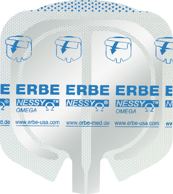 ERBE NESSY Omega Plate, (85+23) cm², without cable, Box of 50